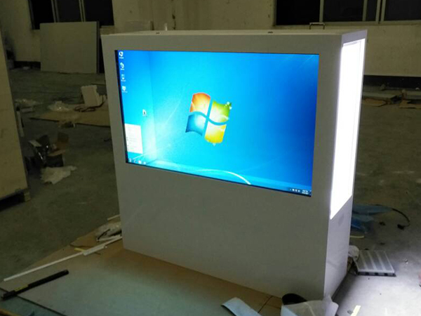 Transparent Cabinet with IR touch screen