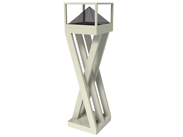 360 degree showcase holographic 3d pyramid hologram display digital signage