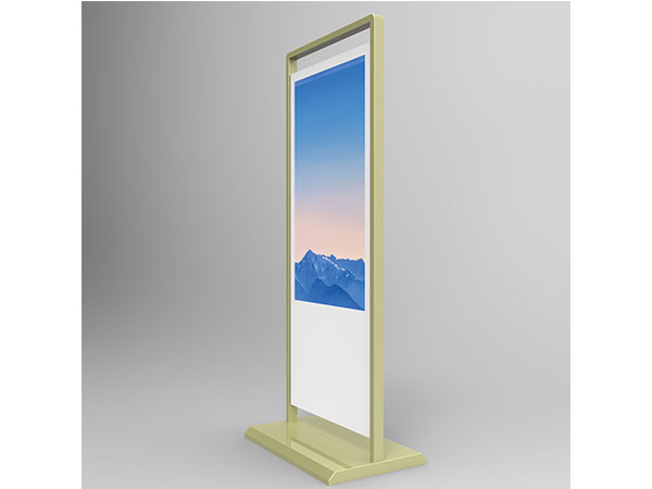 slim design floor standing advertising players