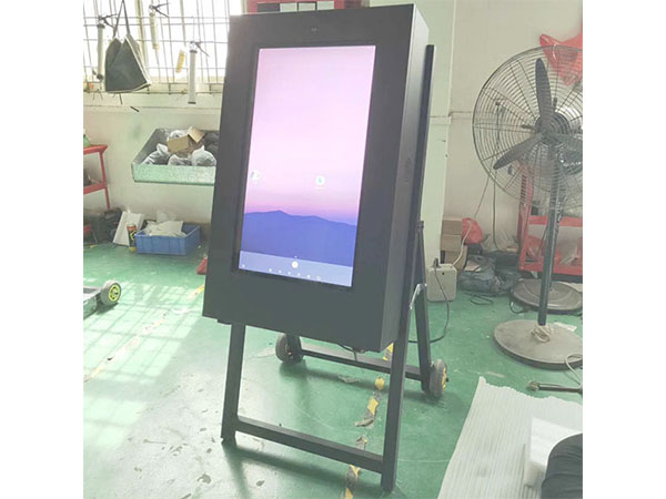 Outdoor free standing digital totem lcd screen