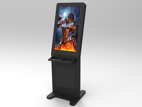 Floor standing kiosk with SONY PSP player