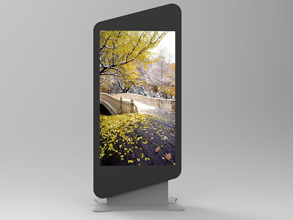 55inch free standing advertising player digital signage build in PC
