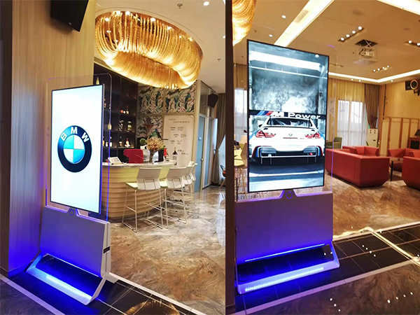 55INCH DOUBLE SIDED KIOSK WITH SLIM DESIGN