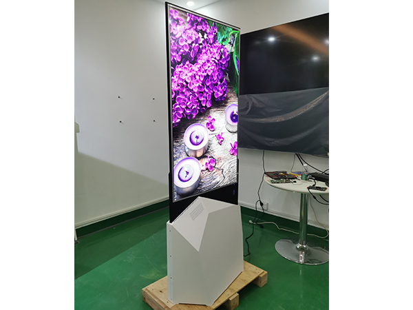SLIM DESIGN FLOOR STANDING DOUBLE SIDED DIGITAL SIGNAGE ADVERTISING PLAYER