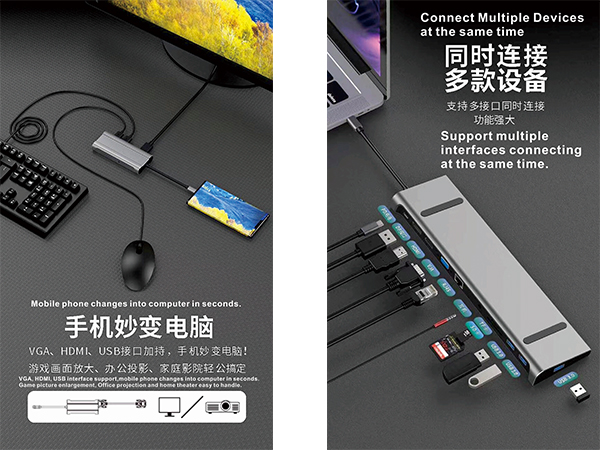 USB C HUB DOCUKING STATION