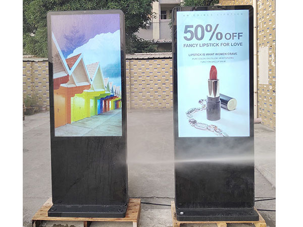 Outdoor floor standing kiosk digital totem