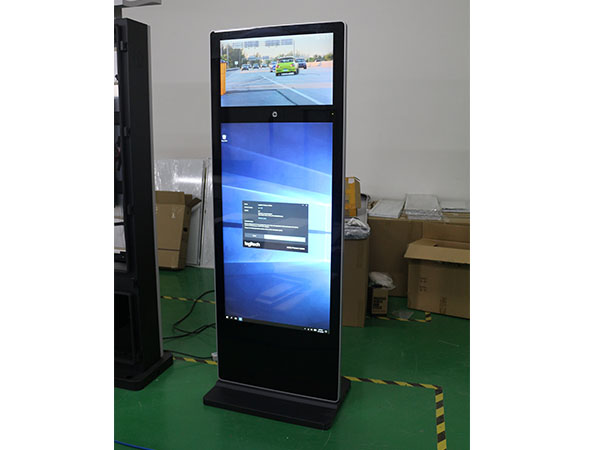 49+27nch dual screen advertising players